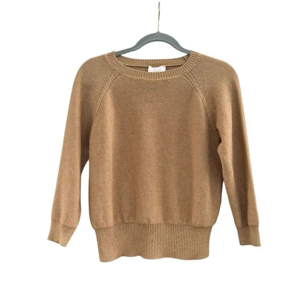 Marella Monochrome Women's Weekend Sweater in Tan/Gold Size Medium